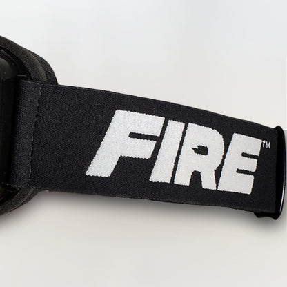FIRE Goggles | Sapphire Iridium | Logo Strap